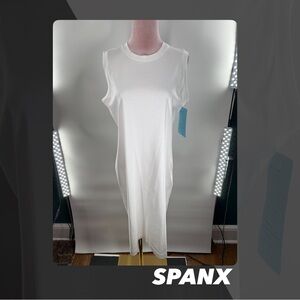 NWT Spanx Cotton Interlock Midi Dress